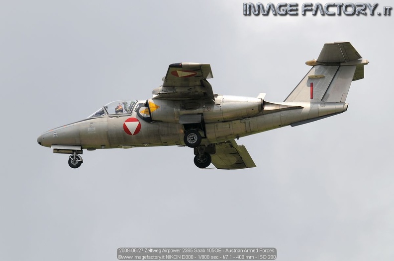 2009-06-27 Zeltweg Airpower 2365 Saab 105OE - Austrian Armed Forces.jpg